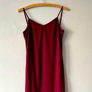 Derek Heart Ruched Double Layer Stretch Dress